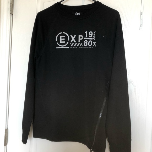 Express Mens Black Sweatshirt - Picture 1 of 1